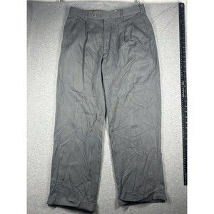 Tommy Hilfiger Men’s Gray‎ Dress Pants 32 x 26.5 Flat Front Slacks Stretch
